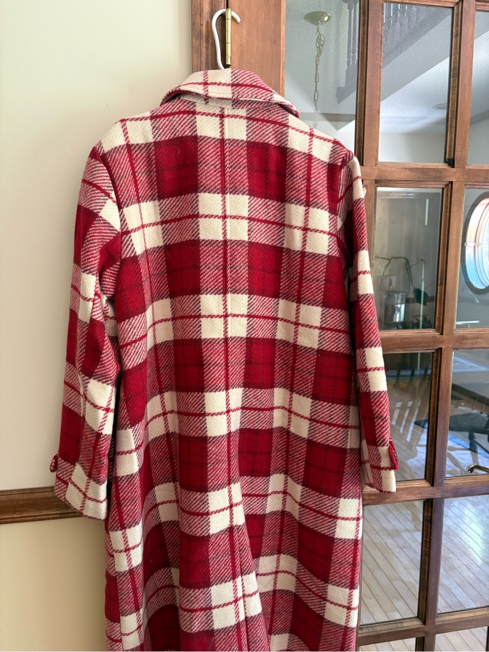 Banana Republic Factory Plaid Coat - Picture 6 of 7